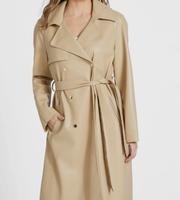 Guess-Rosalyn-Trenchcoat aus Kunstleder Beige Gr.L“Neu“ Bayern - Asbach-Bäumenheim Vorschau