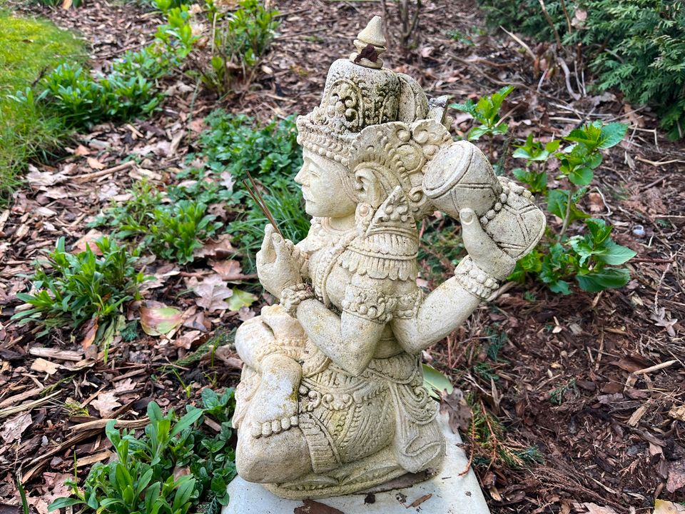 Sandstein Shiva Hanuman Sarasvati Ganesha Teichfigur in Essen