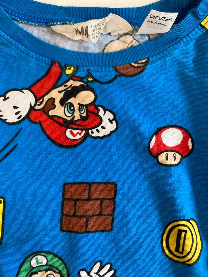 T-Shirts 122/128 Super Mario Sonic H&M usw in Ibbenbüren