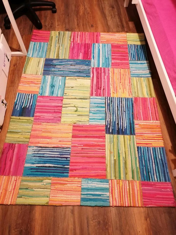 Patchwork Kinder Mädchen Teppich 120cmx170cm in Voerde (Niederrhein)