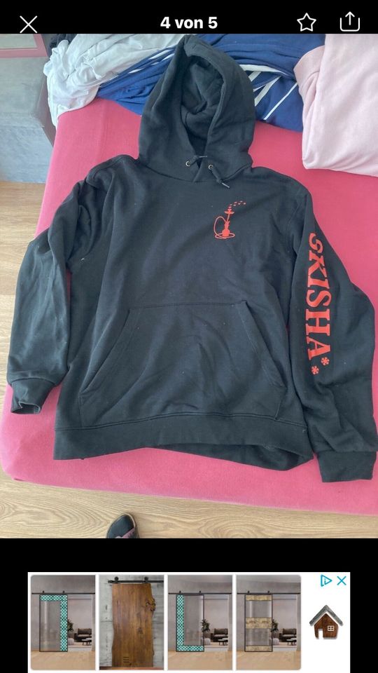 Hoody, Hoodie, Kapuzenpulli Herren Damen Gr L Unisex in Dreieich