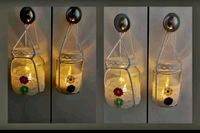 Zwei schöne Teelichter mit LED Kerzen Nordrhein-Westfalen - Bocholt Vorschau