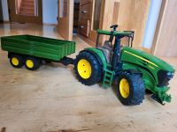 Bruder John Deere Traktor 7930 mit Anhänger Baden-Württemberg - Kusterdingen Vorschau