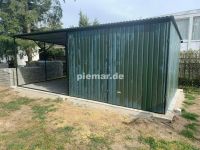 Blechgarage 7x2,5 mit Carport Metallgarage KFZ Lager | 9192! Baden-Württemberg - Gemmingen Vorschau