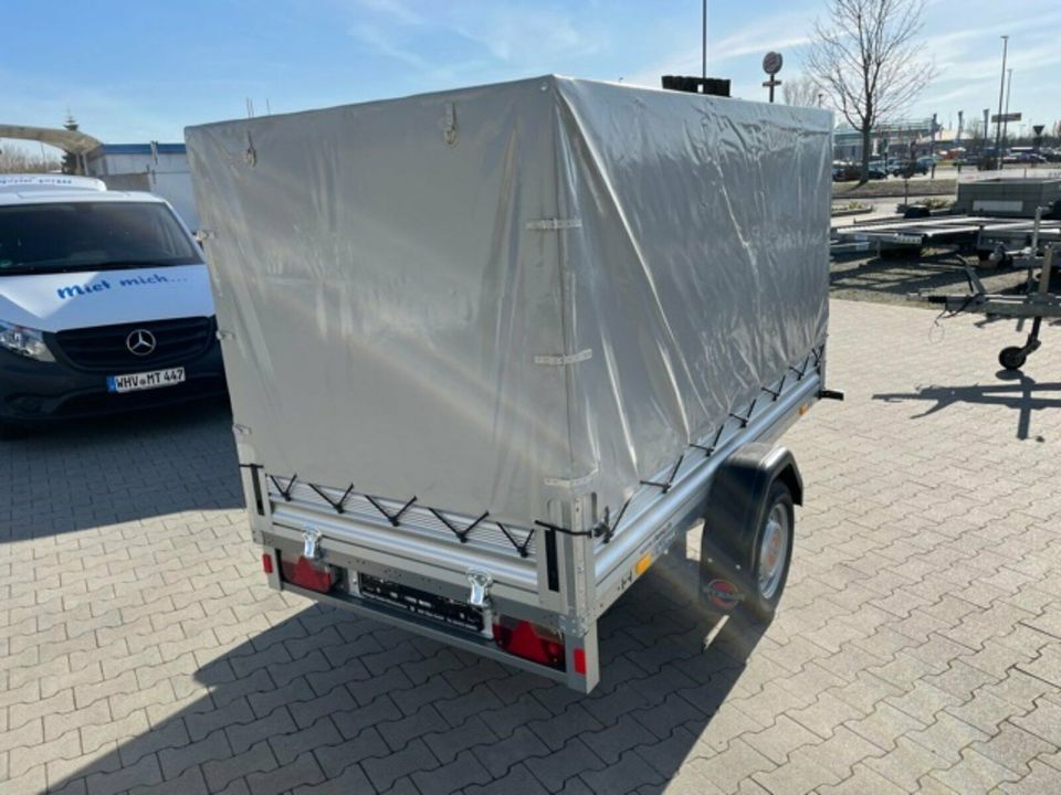 Stema SyStema ALU Kastenanhänger 251x128x35cm 750kg Plane 100 cm in Wilhelmshaven