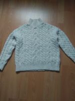 Damen Kragenpullover  Herbst Winter Langarm Strick Beige Zopfmust Baden-Württemberg - Villingen-Schwenningen Vorschau