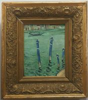 Schönes expressionistisches Ölgemälde Venedig 20.Jh. Gemälde Thüringen - Erfurt Vorschau
