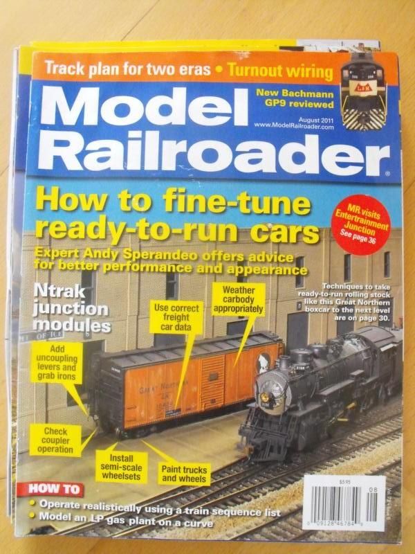 Model Railroader Magazine 2010 2011 2012 in Geschendorf