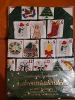 Adventskalender, aufwendig bestickt, aus 100 % Baumwolle, neu Hessen - Egelsbach Vorschau