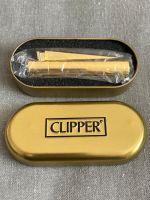 Clipper Designer Gas Feuerzeug im Etui Gold Farbe Neu OVP Nordrhein-Westfalen - Hamm Vorschau