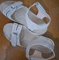 SANDALEN NEU 37 hellbeige hochwert. PU -Leder Bayern - Eichenau Vorschau