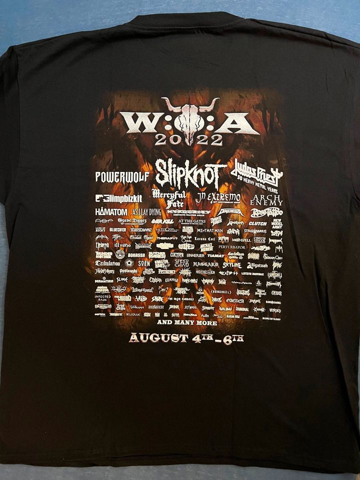 Wacken 2022 Shirt "Flags" mit allen Bands - XXL - Neu in Westerrönfeld