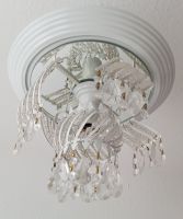 Lampe m. Spiegel Lüster Art Déco Kristall Plafoniere Kronleuchter Baden-Württemberg - Heidelberg Vorschau