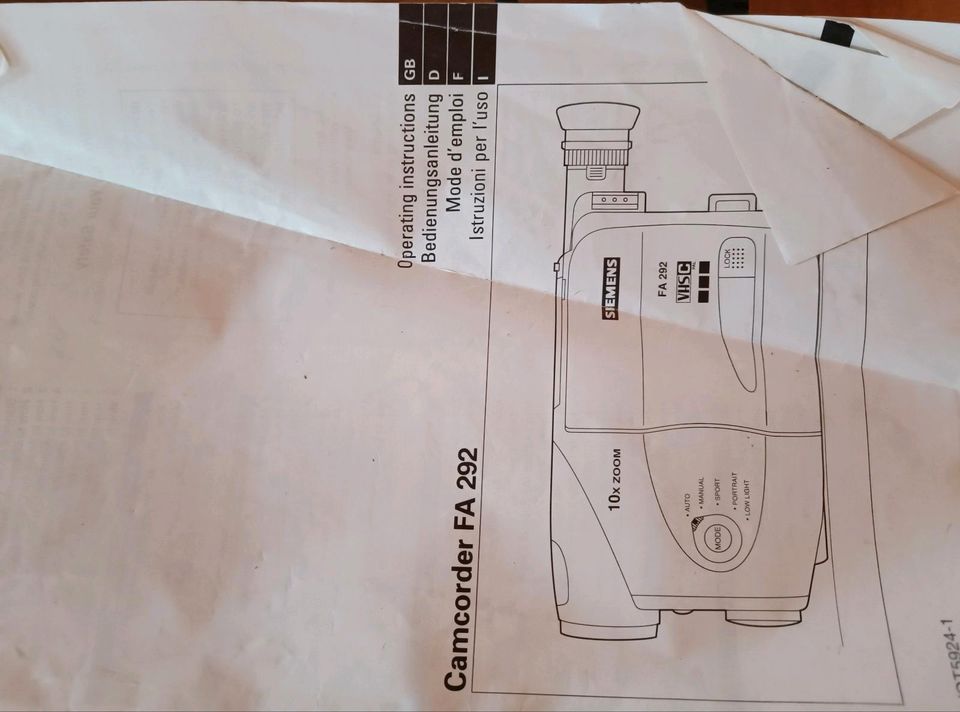 Videocamera Siemens FA 292 in Gunzenhausen