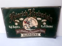 altes Schild Blechschild Heinrich Haeberlein Lebkuchen Nürnberg Niedersachsen - Zur Schunterquelle Vorschau