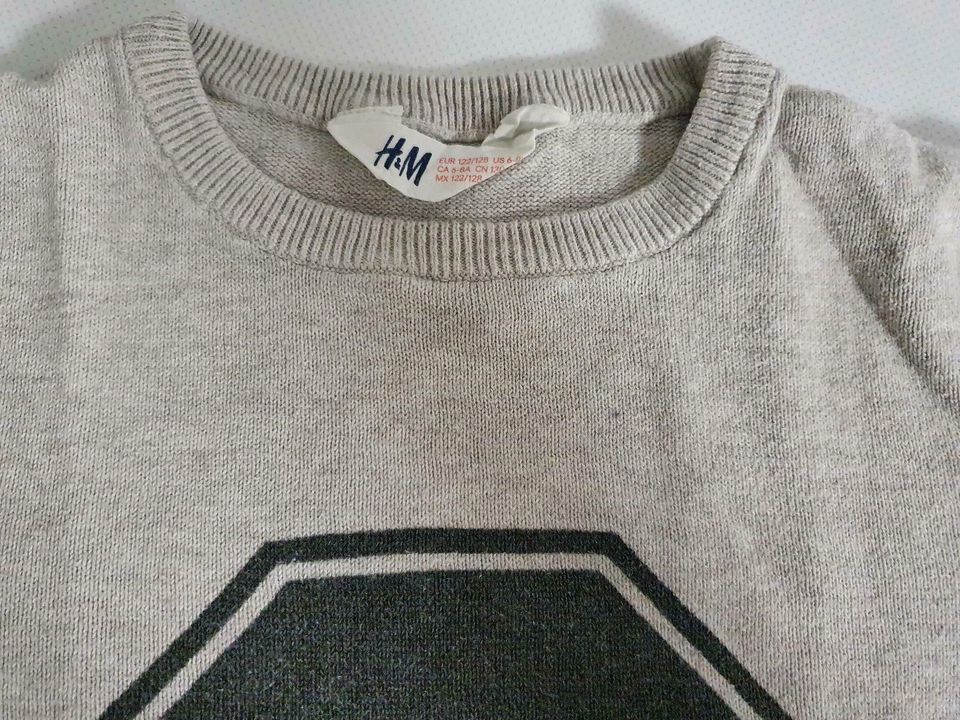 H&M Pullover Strickpullover beige Gr. 122/128 in Blankenburg (Harz)