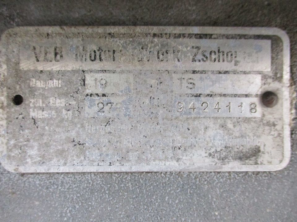 MZ TS 150 Nummer 194721 in Calau