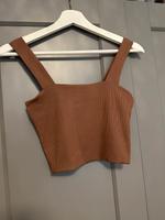 Braunes croptop amisu S Bremen - Vegesack Vorschau