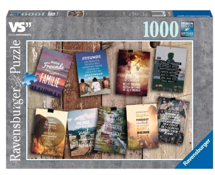 Puzzle Visual Statement, 1000 Teile, Ravensburger, Freunde in Bamberg