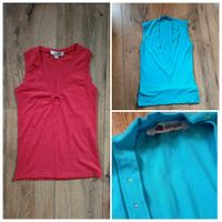 2 Tops Katan/Abitare mit V Ausschnitt Gr.36/38*Neu*blau/rot Nordrhein-Westfalen - Drensteinfurt Vorschau