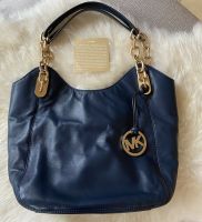 Michael Kors MK Handtasche Shopper Leder blau wie neu Bayern - Forchheim Vorschau