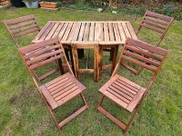 Gartentisch mit Stühlen, Holzgarnitur Schleswig-Holstein - Nettelsee Vorschau