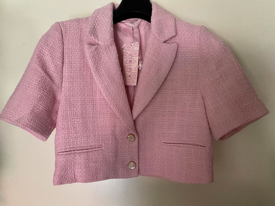 Crop Blazer Rosa Pastellfarben in Uetze