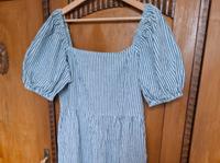 H&M Sommerkleid Gr M hellblau gestreift Neuhausen-Nymphenburg - Neuhausen Vorschau
