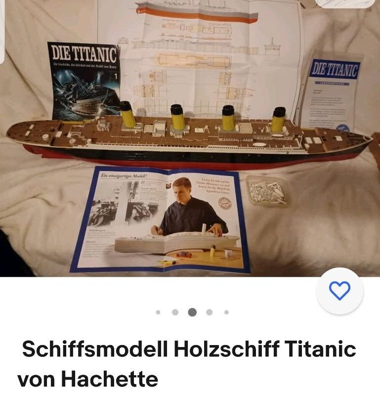 Modellschiff Titanic in Kirn