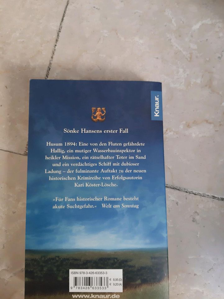 Kriminalroman "Mit der Flut kommt der Tod " von Kari Köster in Niddatal