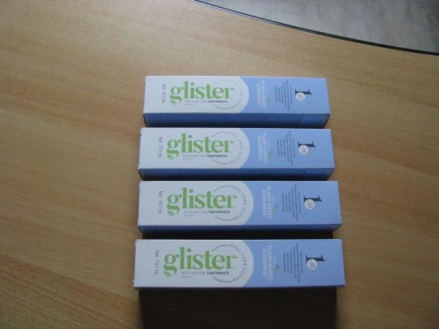 4 x 151ml Glister Zahnpasta in Wilkau-Haßlau