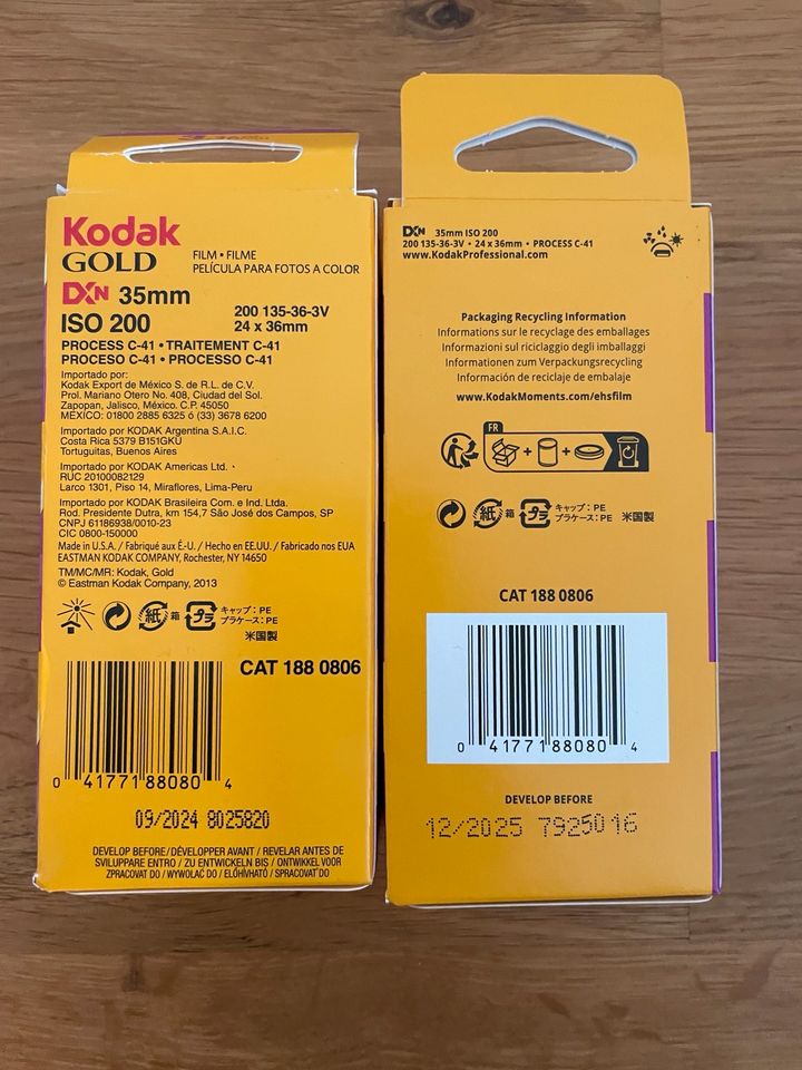Kodak Gold 200/36  Filme Analogkamera in Königswinter