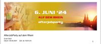 2 Tickets für after job party  Köln Schiff 6.6. digital Nordrhein-Westfalen - Swisttal Vorschau