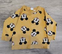 H&M Sweatshirt Pullover gelb Größe 86 Mickey Mouse Baden-Württemberg - Friesenheim Vorschau