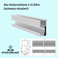 Solar-Alu-Profilschiene L=2,40m Schwarz für Solarmodule Nordrhein-Westfalen - Heinsberg Vorschau