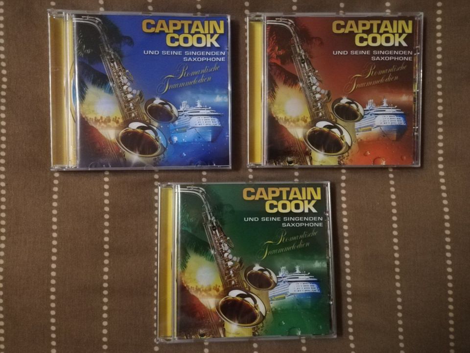 3 CDs, Captain Cook, "Romantische Träumereien", 1a-Zustand in Meckenheim