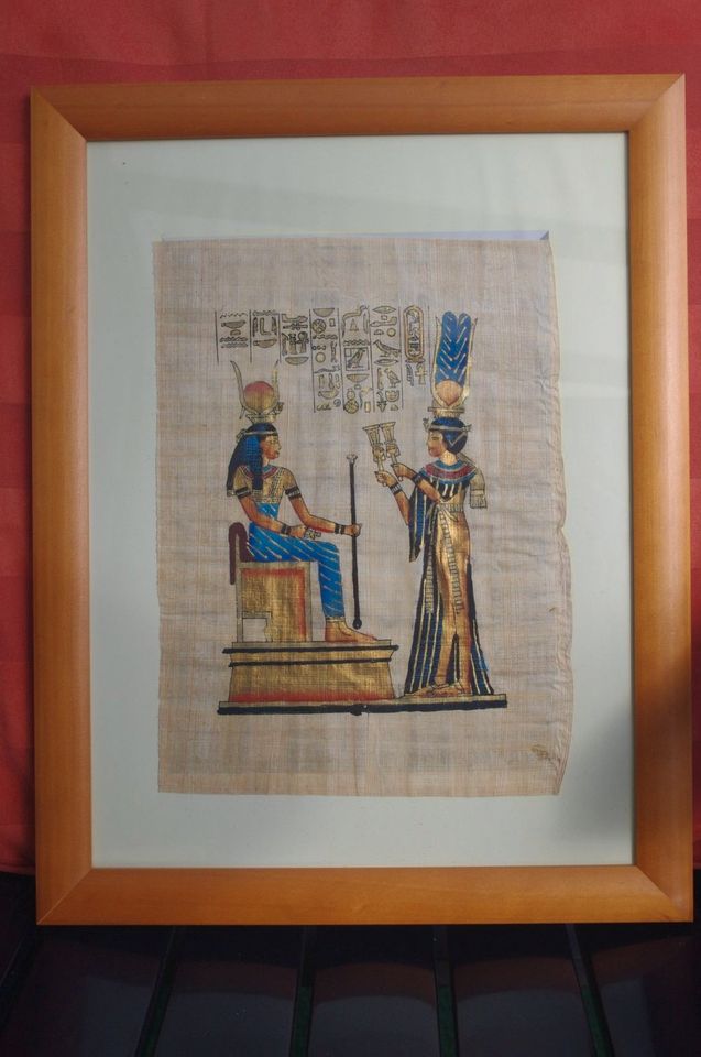 Echte Ägyptischer Papyrus Bild in Bremen