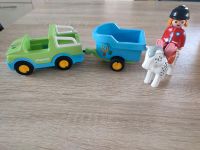 Playmobil 1 2 3 PKW mit Pferdeanhänger Nordrhein-Westfalen - Sundern (Sauerland) Vorschau