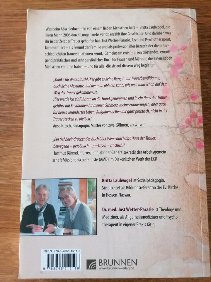 Britta Laubvogel Buch Wenn die Liebe Trauer trägt in Grevenbroich