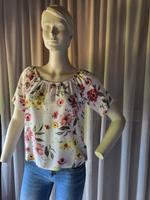 Damen Sommerbluse mit Blumendruck Gr.S € 12.- Bayern - Burkardroth Vorschau
