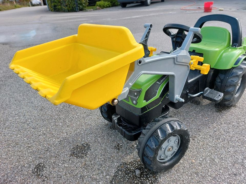 Deutz Rolly Toys Bulldog mit Anhänger in Pocking