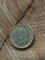 1 Euro Münze Espana 2001 Fehlprägung Nordrhein-Westfalen - Marienheide Vorschau