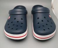 Clogs blau rot weiß 38 S Chung shi Brandenburg - Straupitz Vorschau