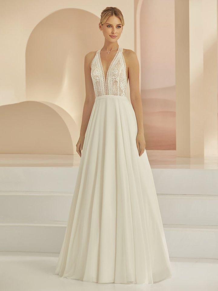 Brautkleid Ivory Boho 38 Hochzeitskleid Spitze SALE in Meckenbeuren