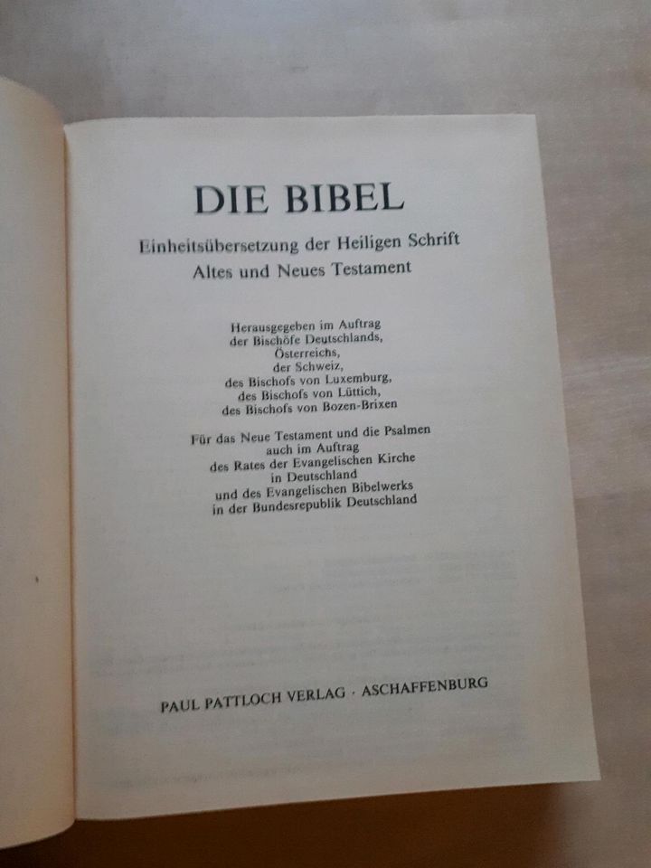 Die Bibel , Pattloch Verlag in Inning am Ammersee