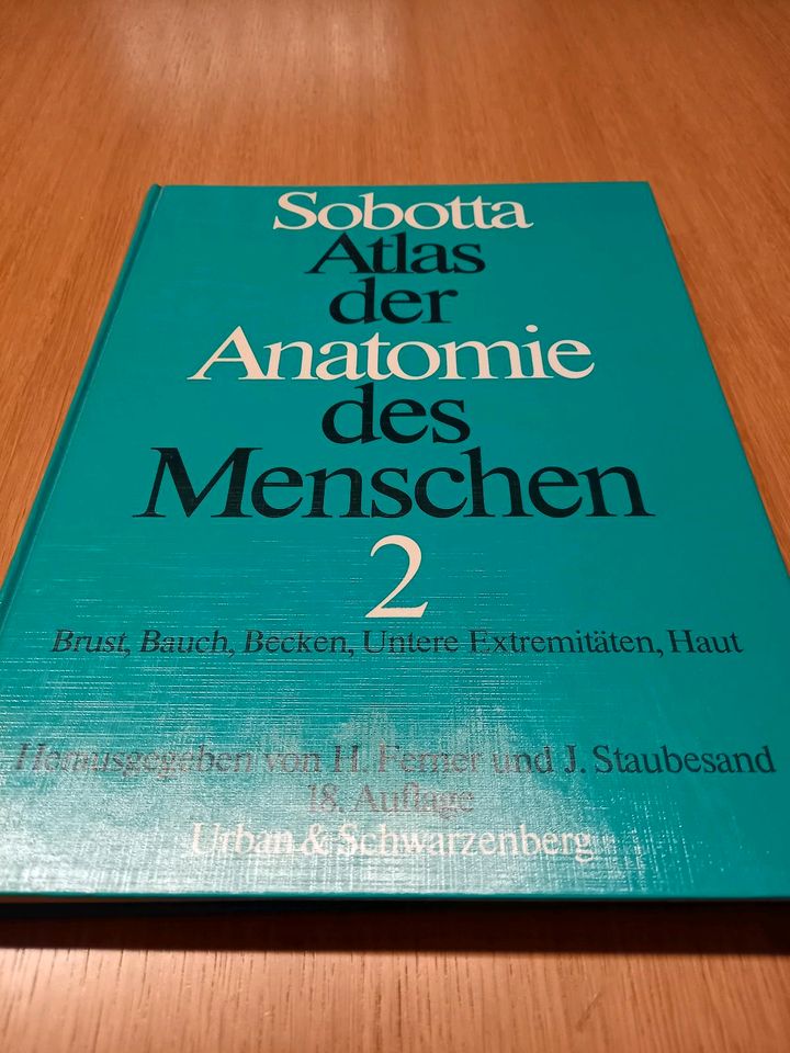 Sobotta, Atlas der Anatomie des Menschen, in 2 Bänden, 18.Auflage in Hannover