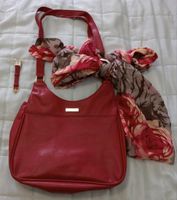 Handtasche Set Bordeaux mit passender Uhr und Schal. Bayern - Simbach Vorschau