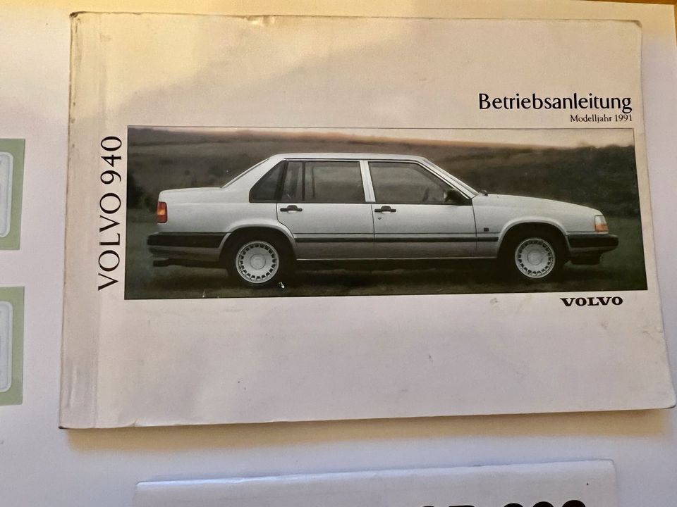 Volvo 940 Bordmappe Rarität Youngtimer in Plauen