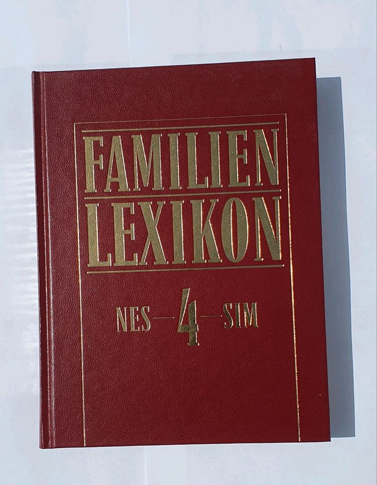 Familienlexikon, Familienlexika A - Z, Buch, Bücher in Pöttmes