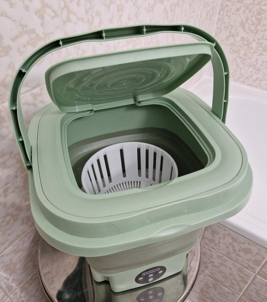 Faltbare Mini-Waschmaschine 8l, grün in München